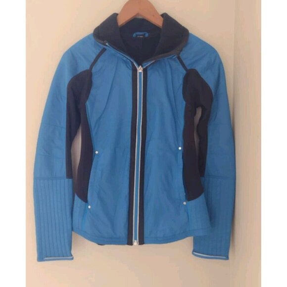 Lululemon Athletica Blue and Black Jacket - Picture 1 of 8